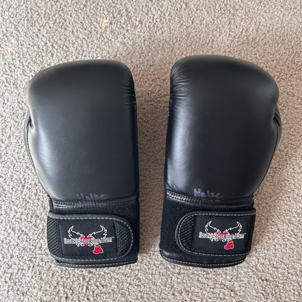 Century Black Boxing Gloves